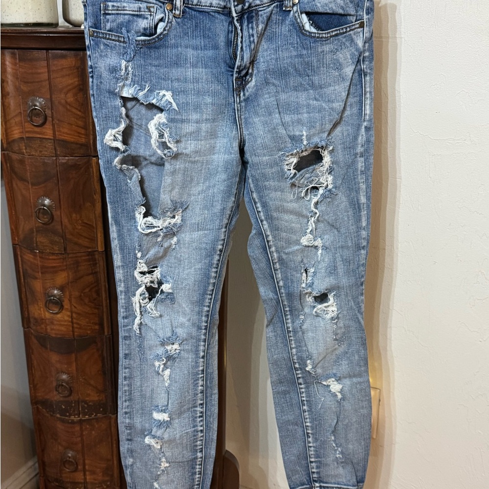 Pistols Distressed Jeans